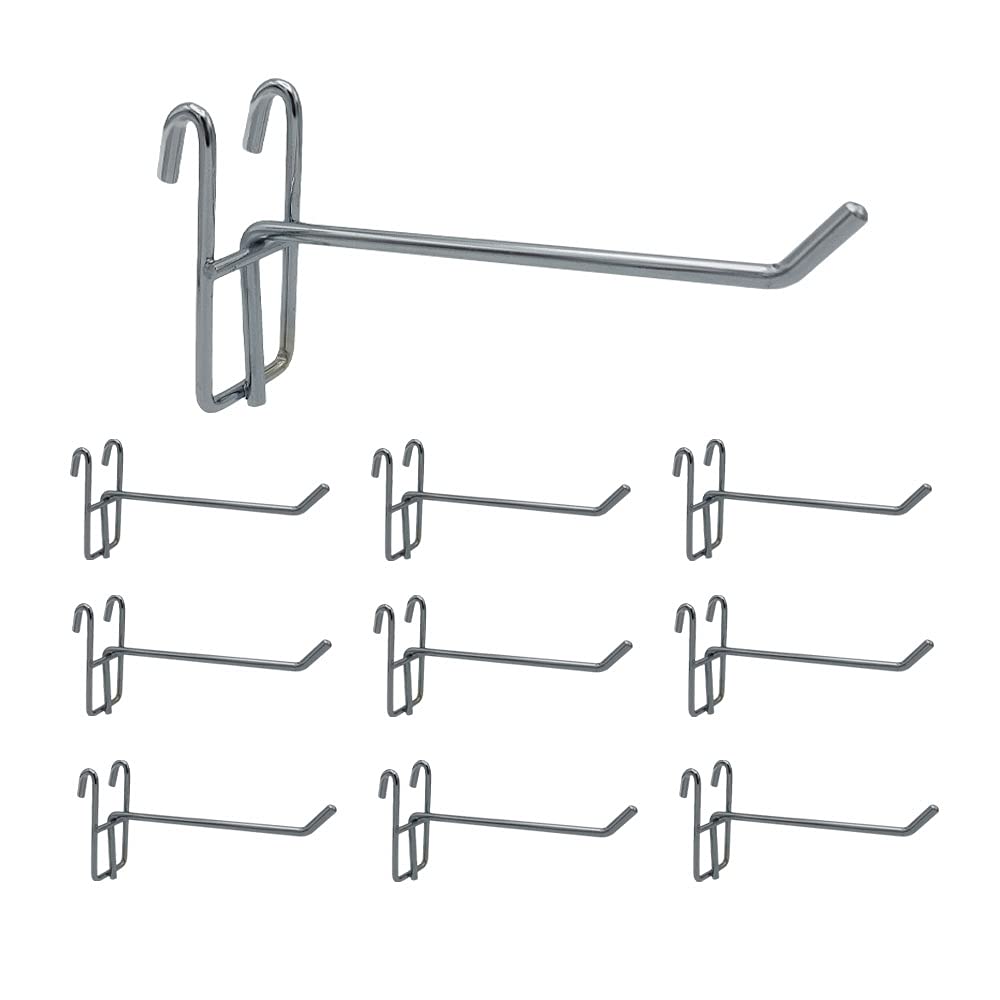 Amazon | メッシュパネル用フック ディスプレイ 商品陳列 メタル